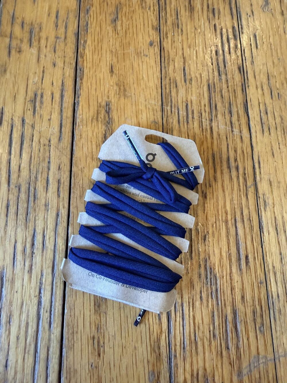 On Shoelaces Mens Size 10 Blue Replacement Athletic Running Shoe Laces